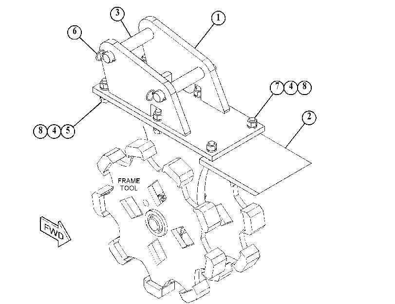FRAME GP-QUICK COUPLER 5177018 CAT