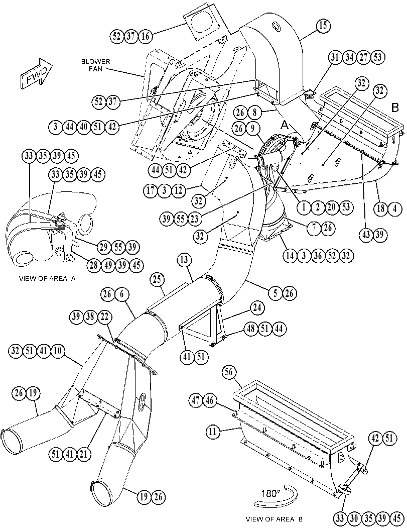 DUCT GP-AIR COOLING 4323031 CAT