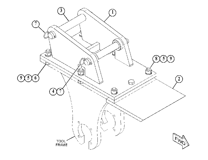FRAME GP-QUICK COUPLER 5177028 CAT