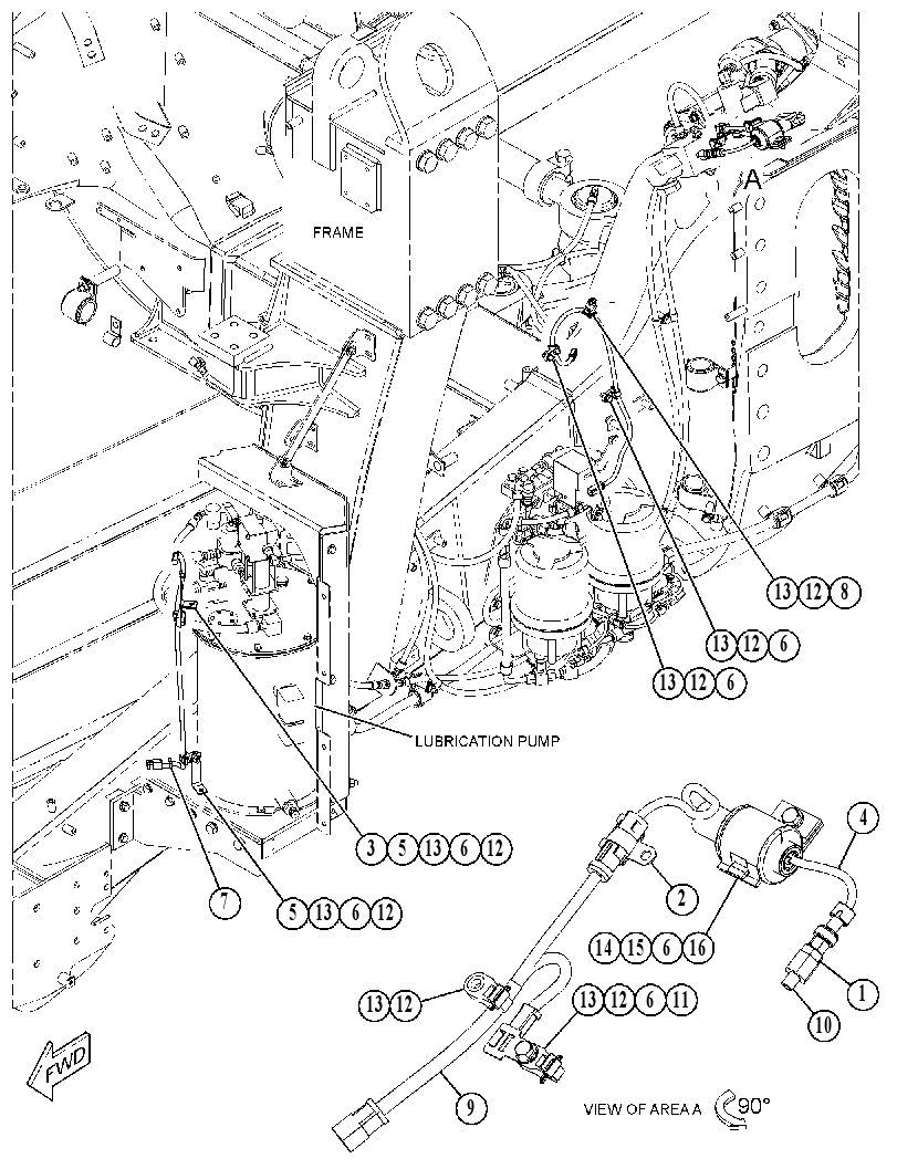Проводка датчиков 5128063 CAT