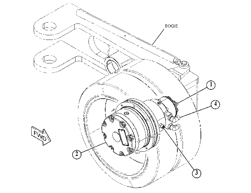MOTOR & MOUNTING GP 4538849 CAT