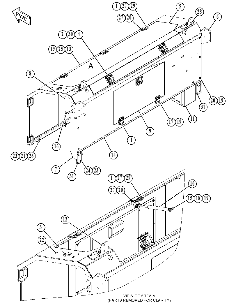 COVER GP-REAR 4816444 CAT