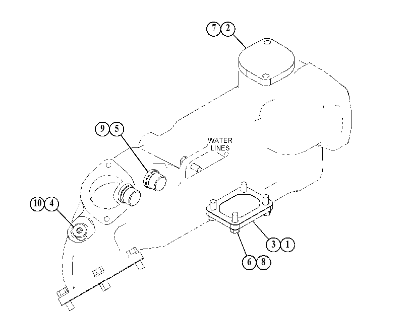 COVER GP-WATER LINES 4237808 CAT