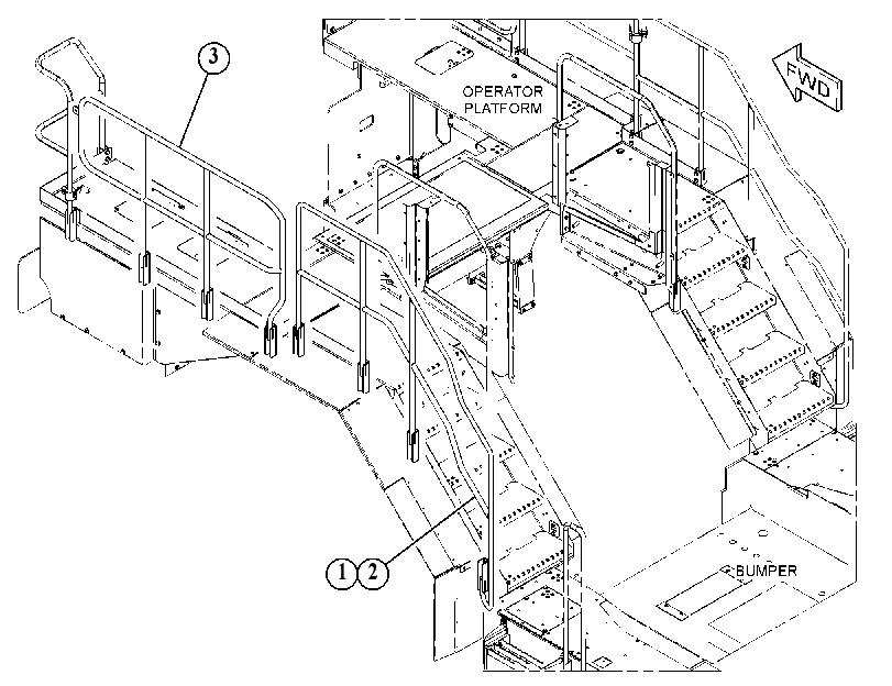 GUARDRAIL GP 4870558 CAT