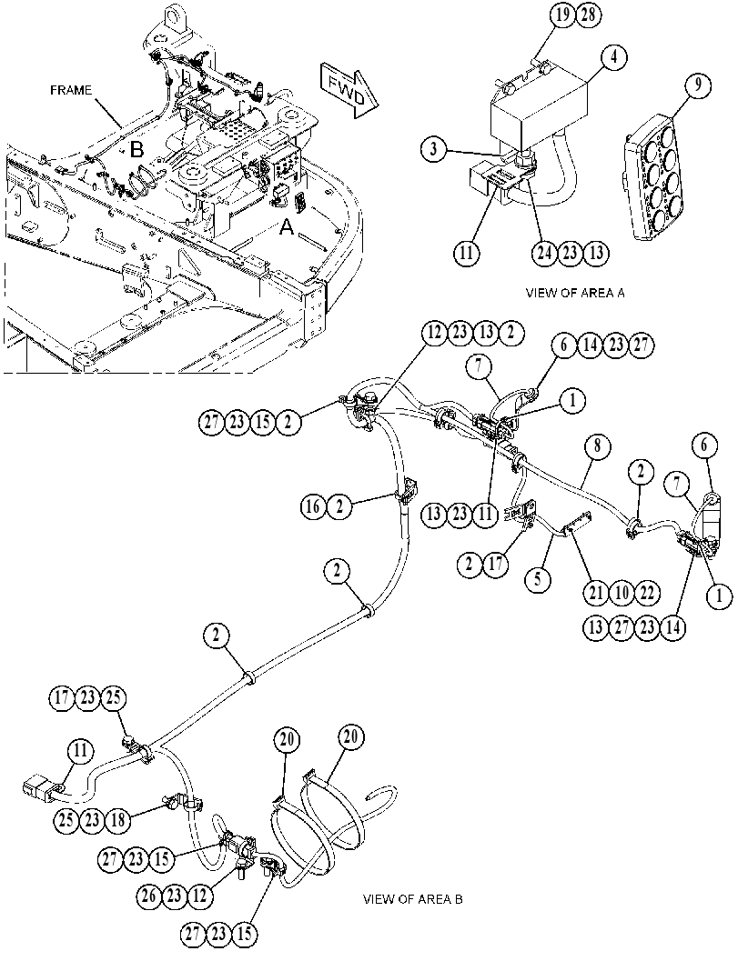 WIRING GP-LADDER 3748895 CAT