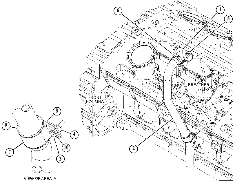 Система отвода газов 4940149 CAT