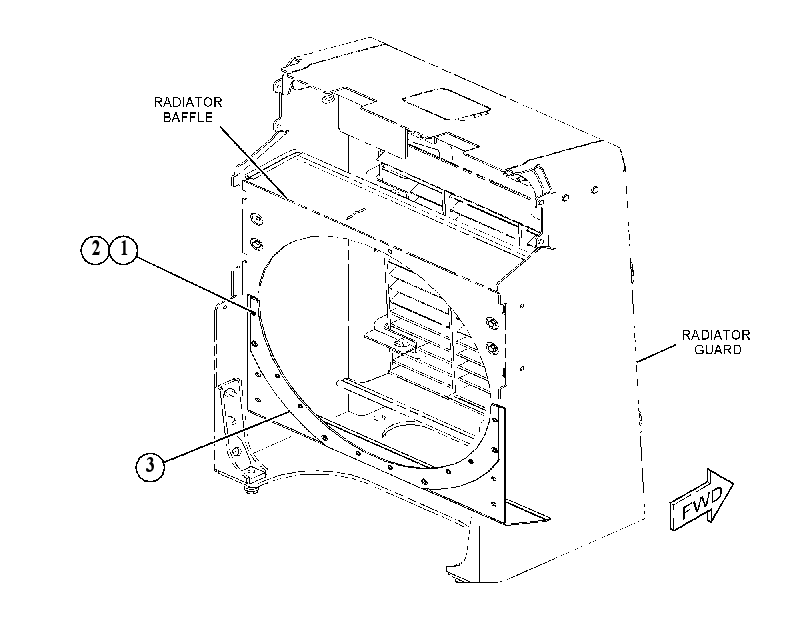 BAFFLE GP-RADIATOR 5170088 CAT