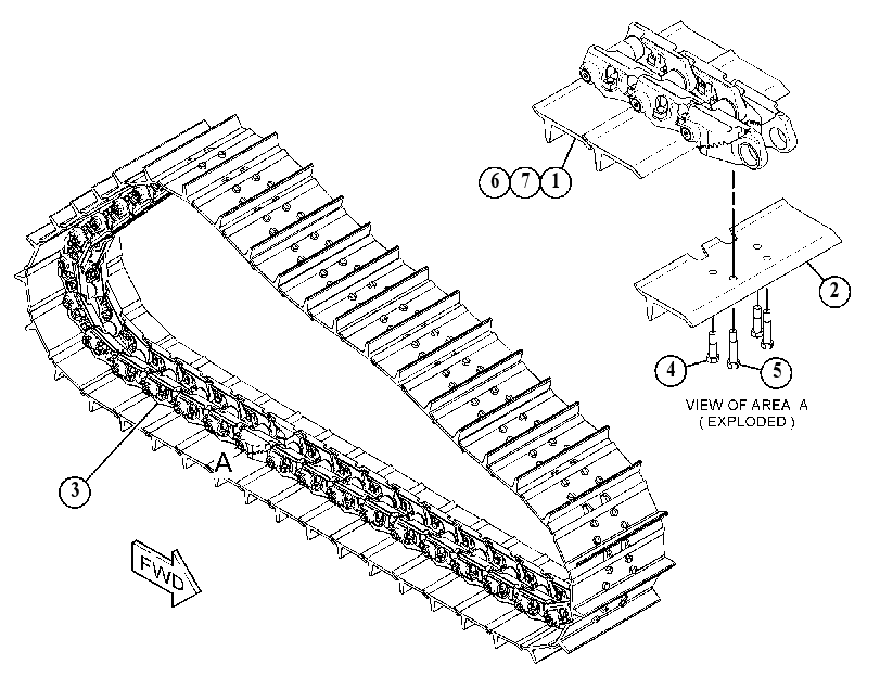 Гусеница 5245205 CAT