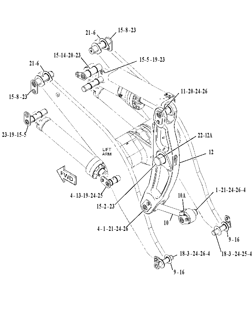 LEVER GP-TILT 4989770 CAT