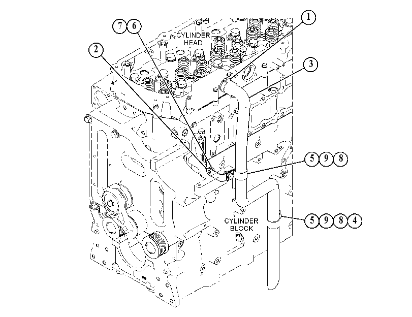 Система отвода газов 4862103 CAT