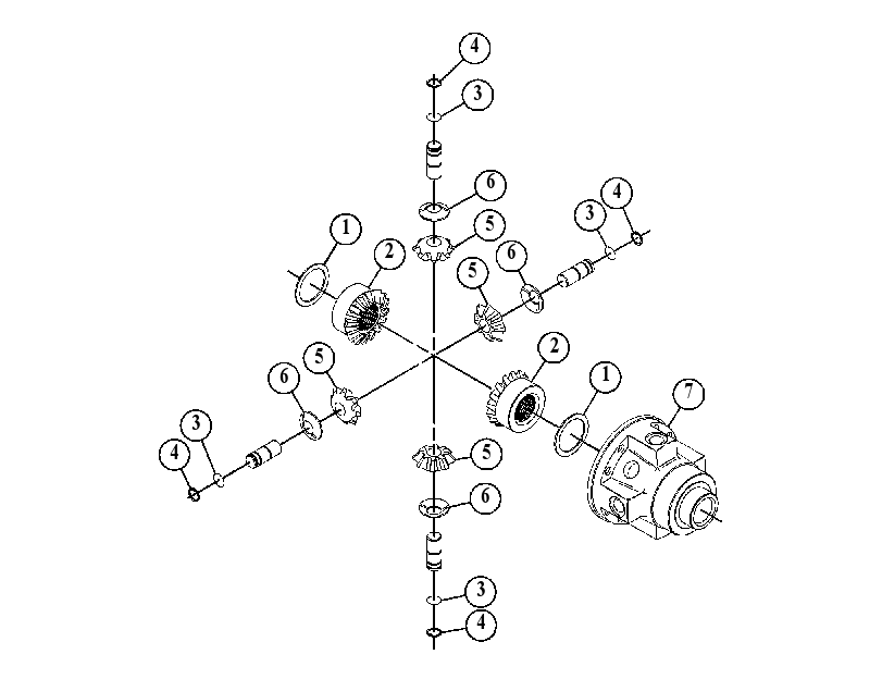 KIT-DIFFERENTIAL 2990513 CAT