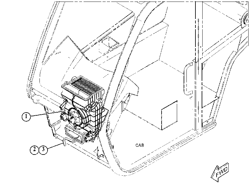 HEATER & AIR CONDITIONER GP 5253038 CAT