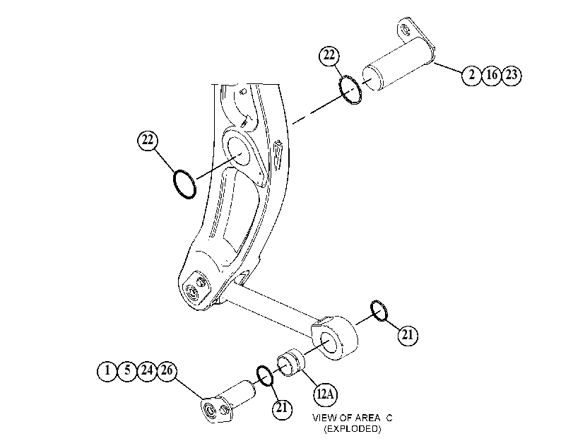 LEVER GP-TILT 4989775 CAT