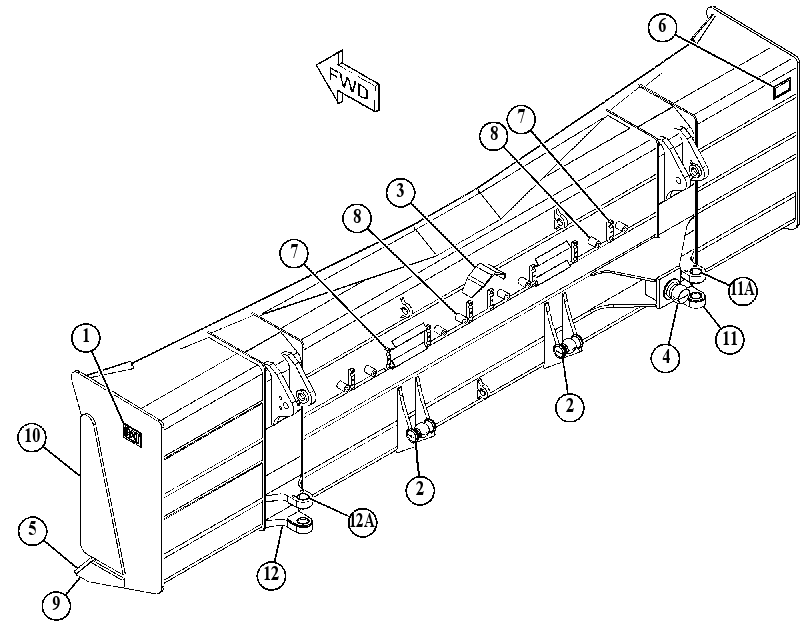 BLADE AS-UNIVERSAL 5041874 CAT