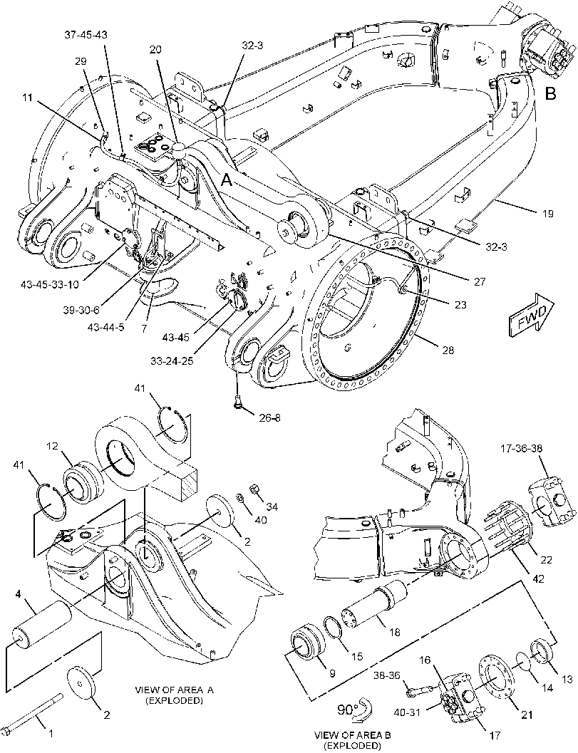 HOUSING GP-REAR AXLE 2885665 CAT