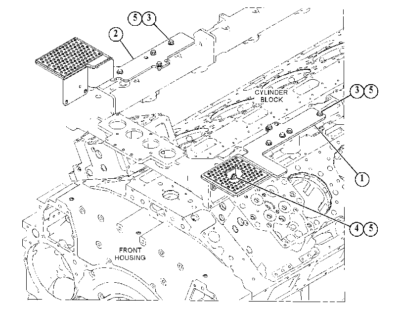 SHIELD GP-WATER MANIFOLD 4498594 CAT