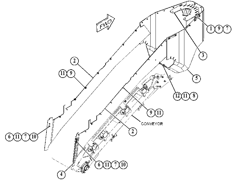 FLASHING GP 3901875 CAT