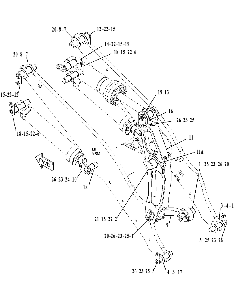 LEVER GP-TILT 3915669 CAT