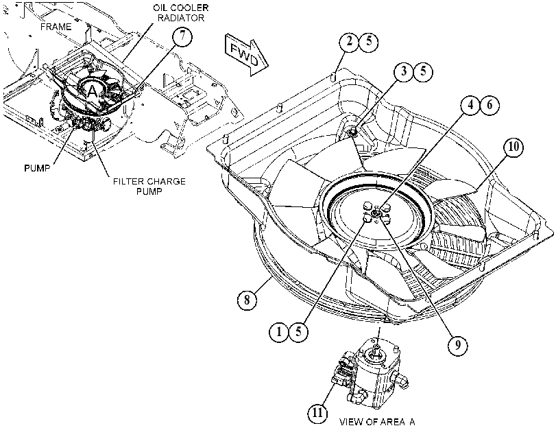 FAN & MOTOR GP 5071409 CAT