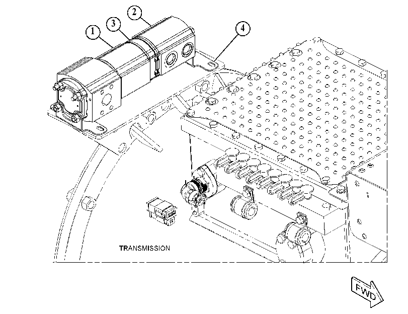 PUMP & MOTOR GP-REAR AXLE LUBE 4209522 CAT