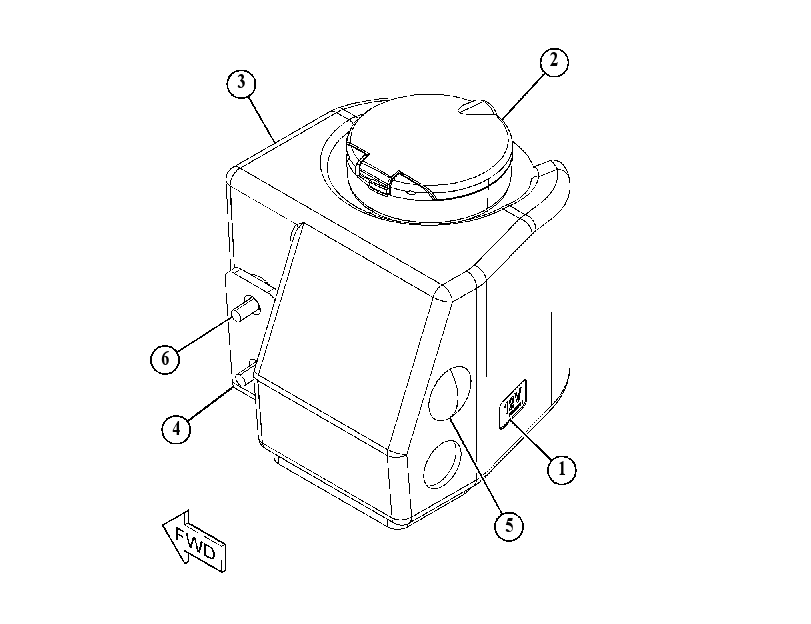 ASHTRAY GP 5125969 CAT