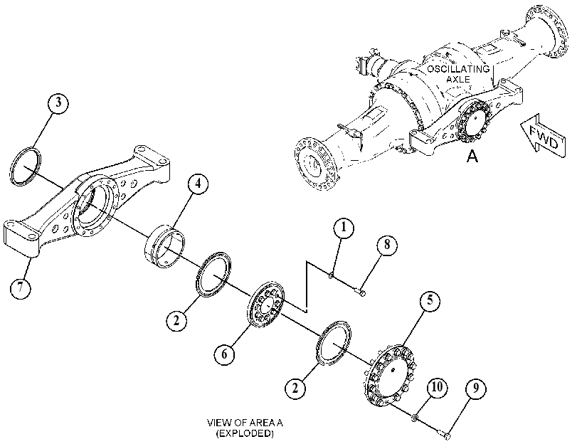 TRUNNION GP-AXLE 3941679 CAT