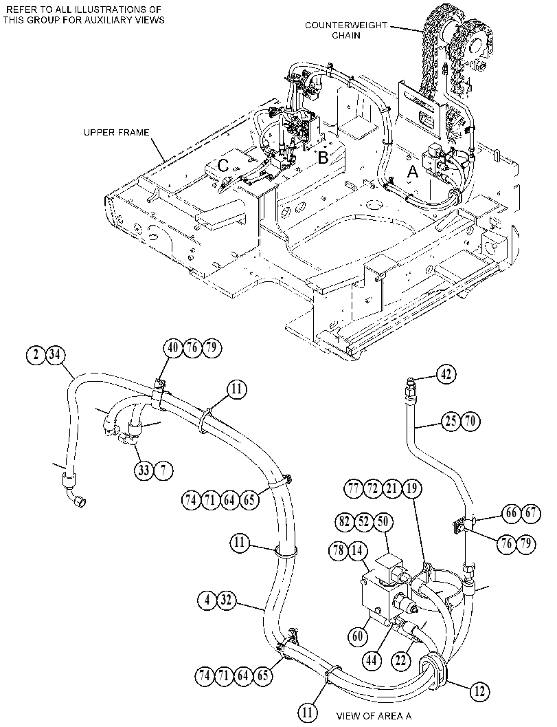 LINES GP-REAR ATTACHMENT 4588268 CAT