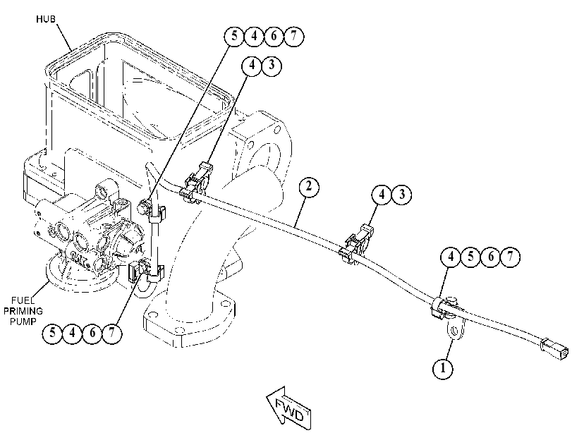WIRING GP-FUEL PUMP 4381637 CAT