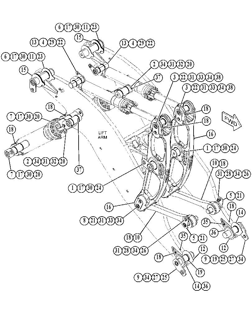 LEVER GP-TILT 3716356 CAT