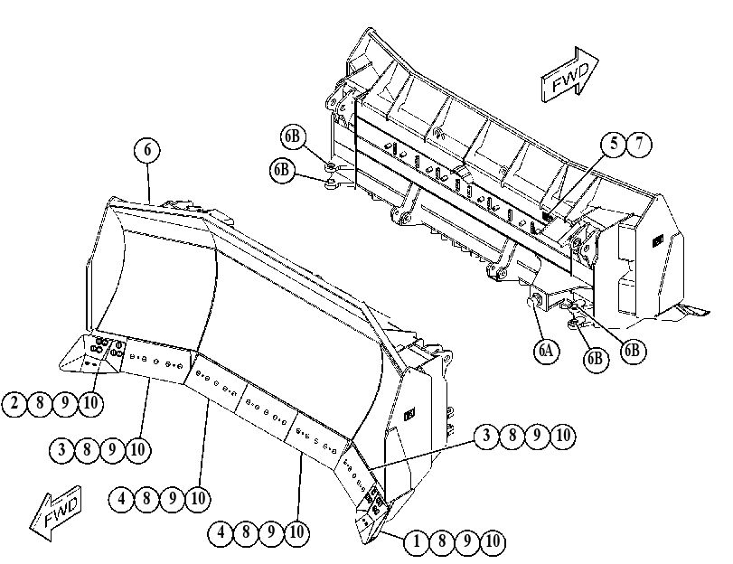 BLADE & EDGE GP-UNIVERSAL 5249611 CAT