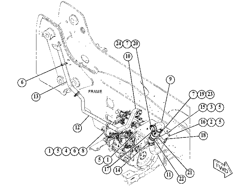 MOUNTING GP-EXHAUST 4835173 CAT