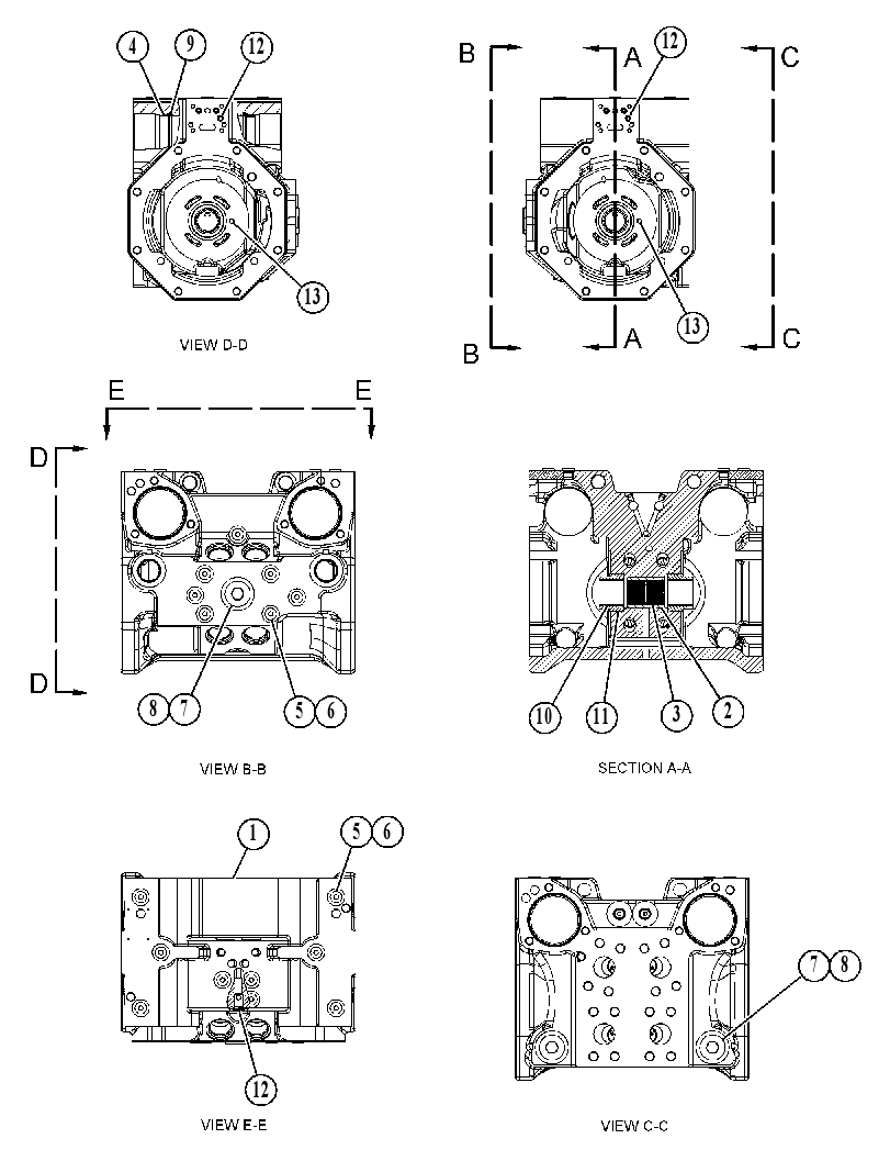 HOUSING GP-PUMP 4923880 CAT