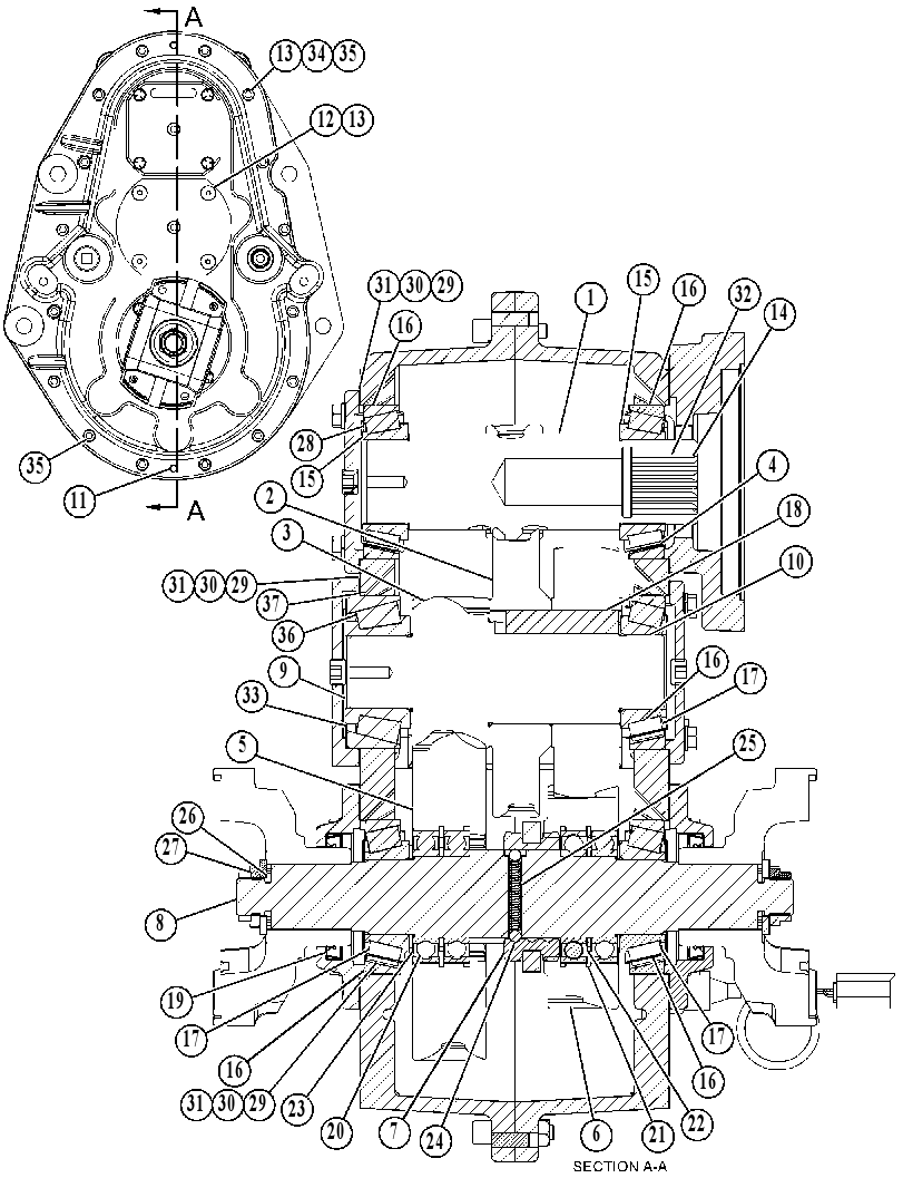 Трансмиссия 5152961 CAT