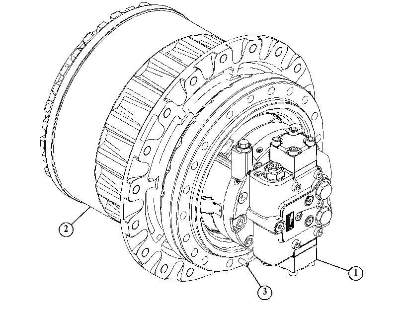 Бортовой редуктор 5150072 CAT