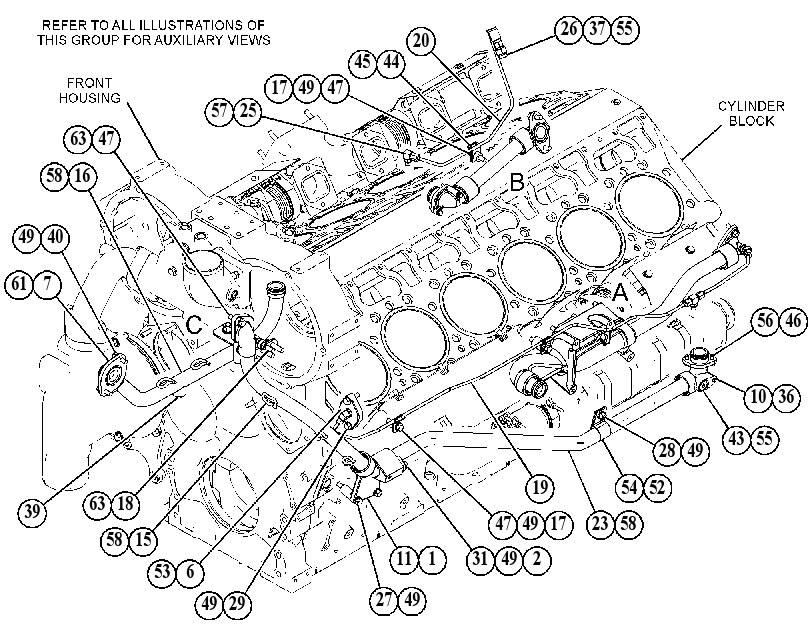 Трубопроводы водяные 4847565 CAT