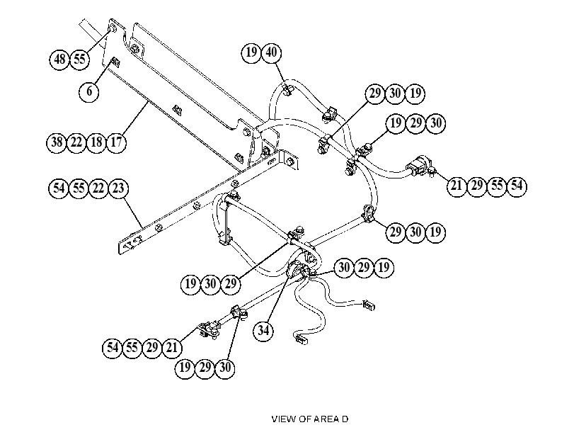Проводка шасси 4549223 CAT
