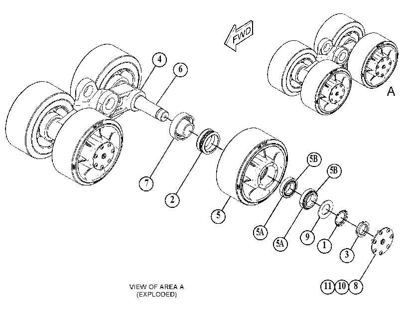 BOGIE GP 4755190 CAT