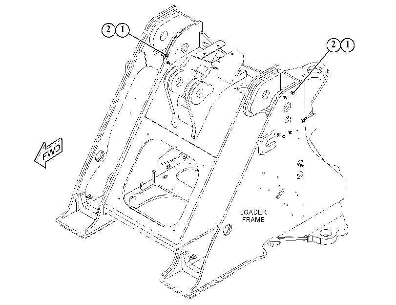 HARDWARE GP-FRONT FRAME 5236054 CAT