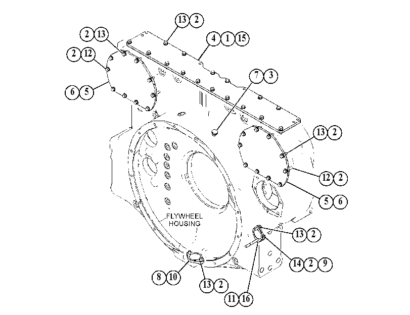 COVER GP-REAR HOUSING 4917736 CAT