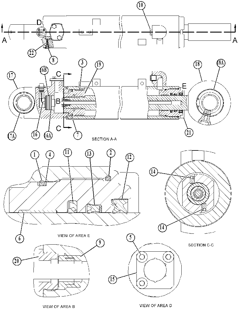 CYLINDER GP-ANGLING 4795464 CAT