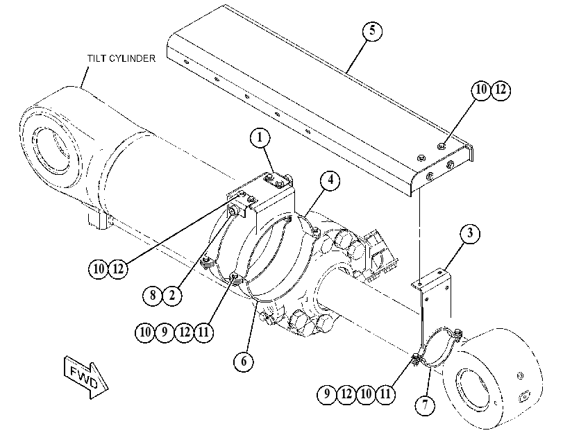 GUARD GP-TILT CYLINDER 4432838 CAT