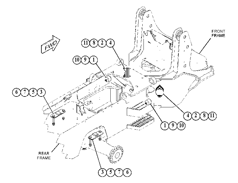 HARDWARE GP-MOUNTING 5235981 CAT