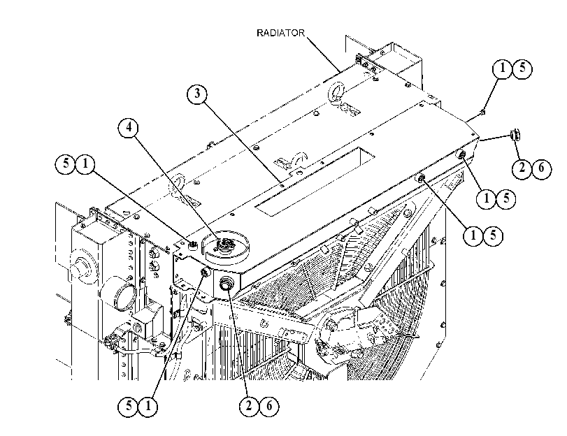 TANK GP-RADIATOR TOP 4862505 CAT