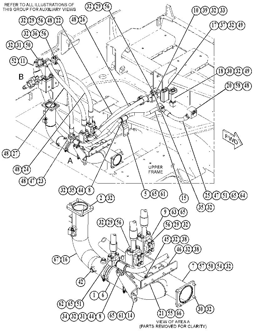 Трубопроводы насоса 3897275 CAT