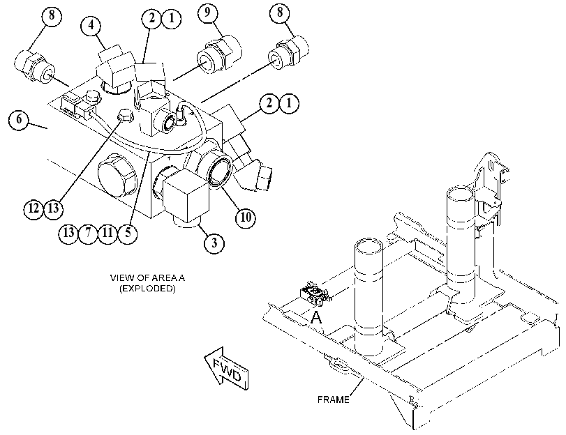 MANIFOLD & MTG GP-CONTROL 3741322 CAT