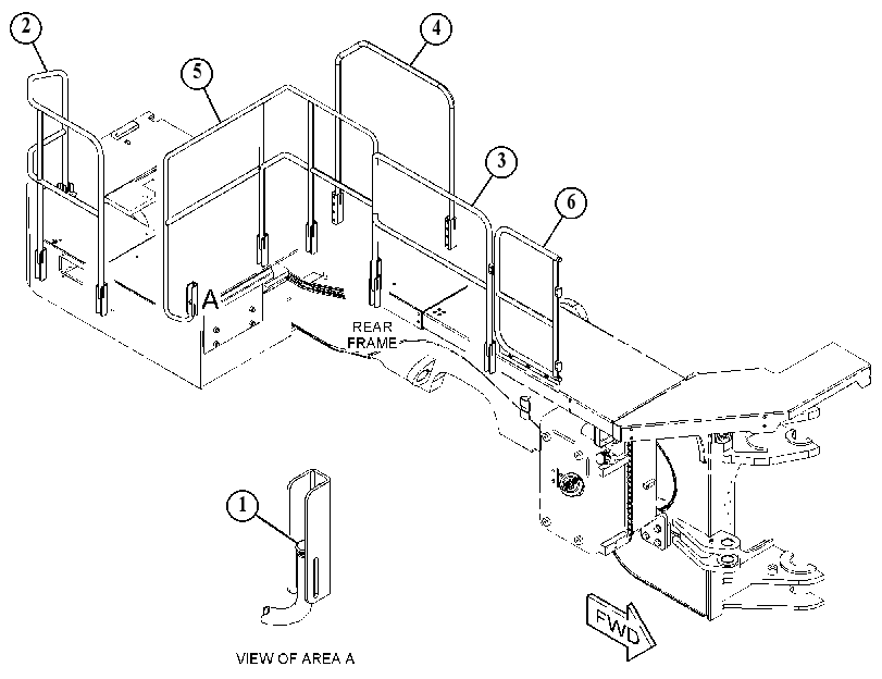 GUARDRAIL GP 4870538 CAT