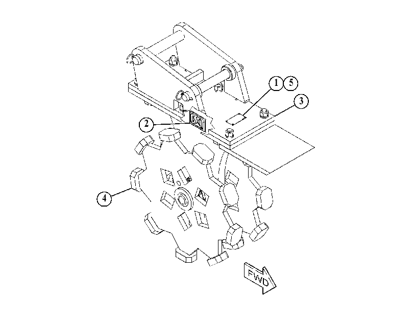Колесо катка-уплотнителя 5176992 CAT