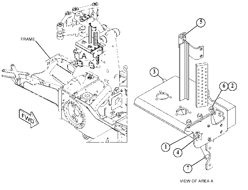 SUPPORT GP-LINES 5106401 CAT