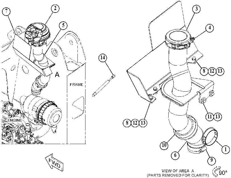 KIT-PRECLEANER 4165780 CAT