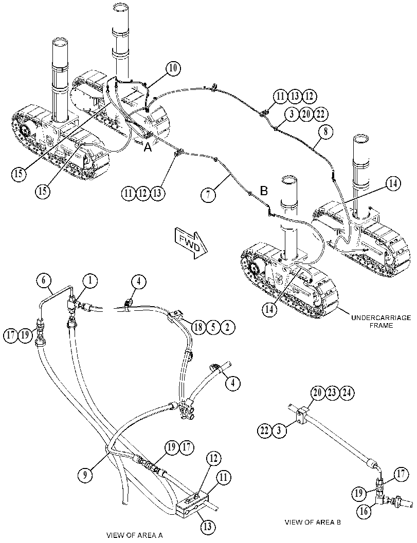 LINES GP-TRACK TENSION 3810196 CAT